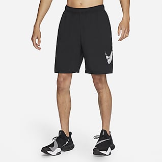 black nike training shorts