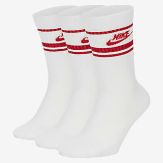 nike men's socks white