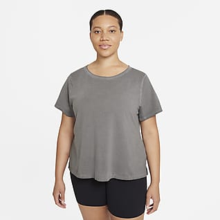 Nike Yoga Dri-FIT Women's Short-Sleeve Top (Plus Size)