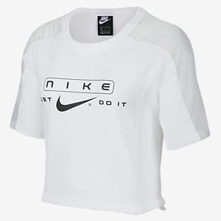 white nike womens top