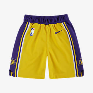 洛杉矶湖人队 Icon Edition Nike NBA Replica 婴童短裤