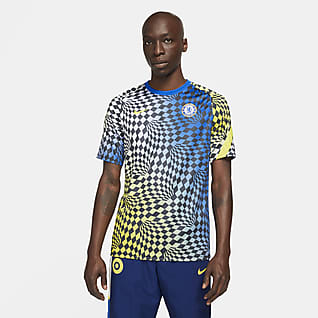 Chelsea FC Męska przedmeczowa koszulka piłkarska Nike Dri-FIT