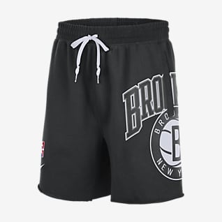 Brooklyn Nets Courtside Short en tissu Fleece Nike NBA pour Homme