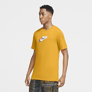 mustard yellow nike shirt