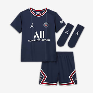 Paris Saint-Germain 2021/22 (hemmaställ) Fotbollsställ för baby/små barn