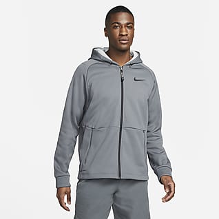 Nike Pro Therma-FIT Мужская куртка с капюшоном и молнией во всю длину