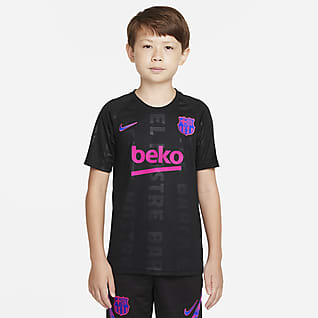 F.C. Barcelona Older Kids' Nike Dri-FIT Pre-Match Football Top