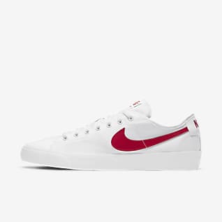 mens nike leather skate shoes