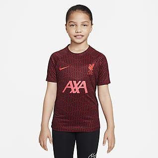 Liverpool FC Nike Dri-FIT fotballoverdel for oppvarming til store barn