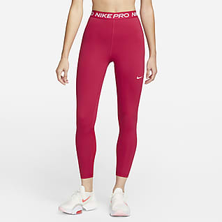 Nike Pro 365 Leggings con paneles de malla de cintura alta de 7/8 para mujer