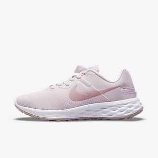 Nike Revolution 6 FlyEase Next Nature Sapatilhas de running para estrada fáceis de calçar/descalçar para mulher