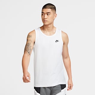 red and white nike tank top