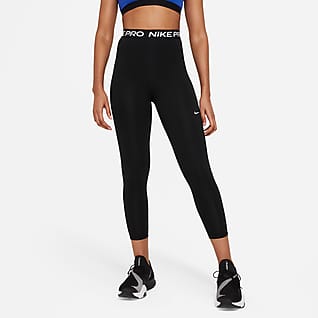 Nike Pro 365 Leggings a 7/8 de cintura subida com painel de malha para mulher