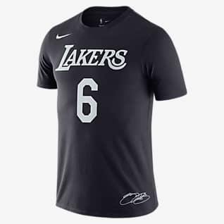 LeBron James Lakers เสื้อยืด Nike NBA ผู้ชาย