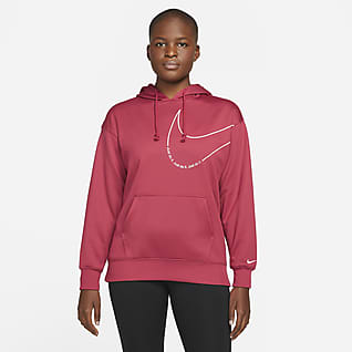 Nike Therma-FIT Fleece-Trainings-Hoodie mit Grafik für Damen