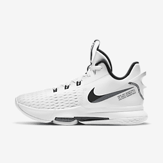 lebron james black and white shoes