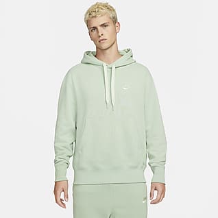 Nike Sportswear Hoodie pullover clássico de lã cardada para homem