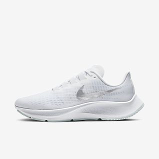 all white womens running shoes