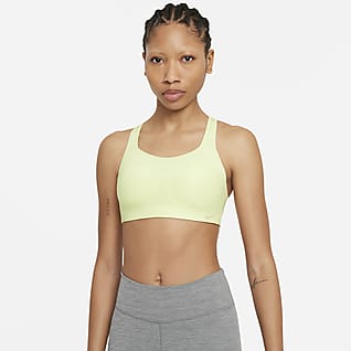 Nike Alpha Bra deportivo con ojales y almohadilla de alta sujeción para mujer