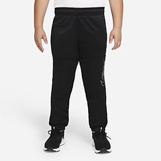 Nike Therma-FIT Παντελόνι προπόνησης που στενεύει προς τα κάτω με σχέδιο για μεγάλα αγόρια (μεγαλύτερο μέγεθος)