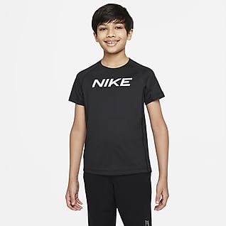 Nike Pro Dri-FIT Κοντομάνικη μπλούζα για μεγάλα αγόρια