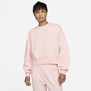 Nike Sportswear Collection Essentials Bol Kesimli Fleece Crew Kadın Sweatshirt'ü