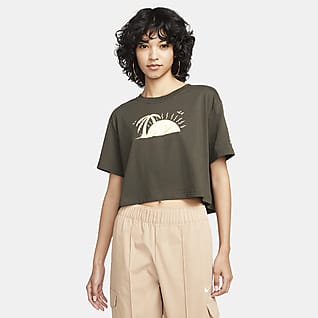 Nike Sportswear Damski T-shirt o krótkim kroju