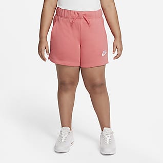 Nike Sportswear Club Shorts de French Terry para niña talla grande (talla extendida)