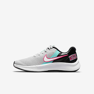 Girls black running trainers Outlet