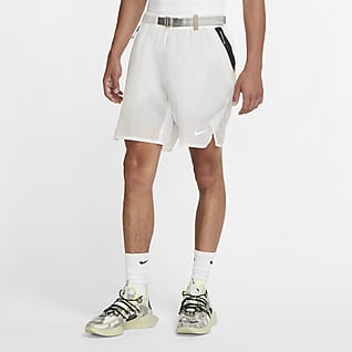 white nike mens shorts