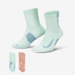 Nike Multiplier Běžecké kotníkové ponožky (2 páry)