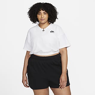 Nike Air Piqué-Poloshirt für Damen (große Größe)