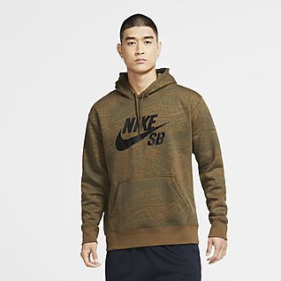 Herren Skate Hoodies & Sweatshirts. Nike AT Nike SB gestreifter Skateboard Hoodie für Herren. Nike AT