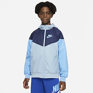 Nike Sportswear Windrunner Chamarra para niño talla grande