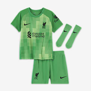Liverpool F.C. 2021/22 Goalkeeper Baby/Toddler Football Kit