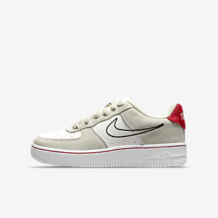 Kids Air Force 1 Shoes Trainers Nike Gb