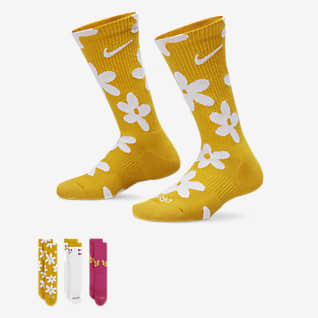 Nike Everyday Plus Kids' Cushioned Crew Socks (3 Pairs)