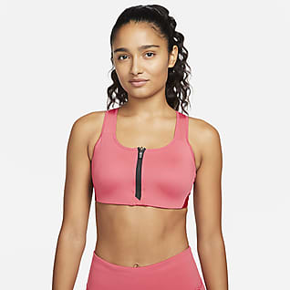 Nike Dri-FIT Shape Women's High-Support Padded Zip-Front Sports Bra