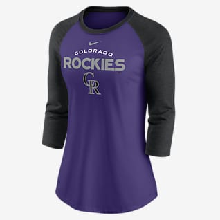 Nike Modern Baseball Arch (MLB Colorado Rockies) Women's 3/4-Sleeve T-Shirt