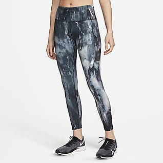 Nike Dri-FIT Epic Luxe 7/8-Lauf-Leggings mit Tasche und mittelhohem Bund für Damen