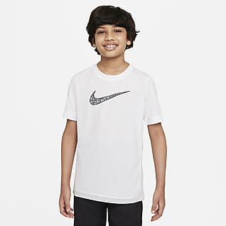 Nike Dri-FIT Trophy เสื้อเทรนนิ่งเด็กโตมีกราฟิก (ชาย)