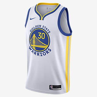 2020 赛季金州勇士队 (Stephen Curry) Association Edition Nike NBA Swingman Jersey 男子球衣