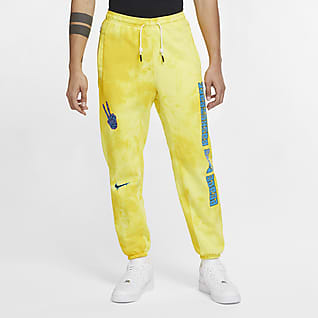 mens yellow nike joggers