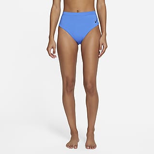 Nike Sneakerkini Cueca de bikini de cintura subida com cobertura atrevida para mulher