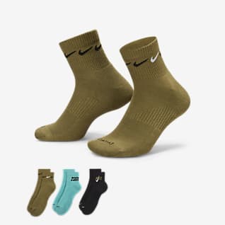 Nike Everyday Plus acolchadas Calcetines de entrenamiento al tobillo (3 pares)
