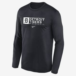 Nike Dri-FIT Team (MLB Detroit Tigers) Men's Long-Sleeve T-Shirt