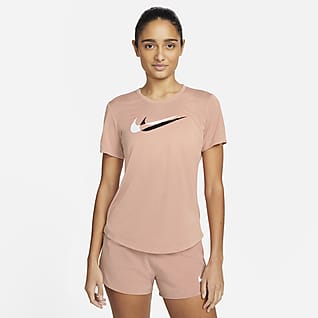 Nike Dri-FIT Swoosh Run Playera de running de manga corta para mujer