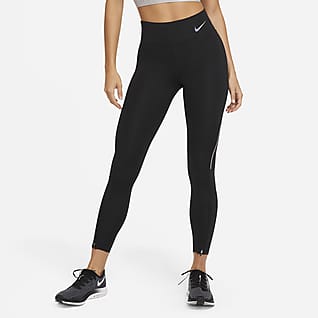 Nike Epic Faster Женские слегка укороченные беговые леггинсы со средней посадкой и карманами