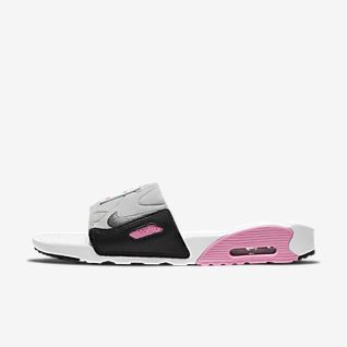 pink nike slides womens