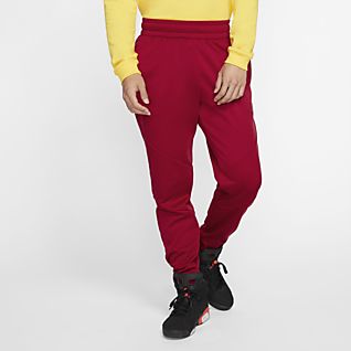 jordan red sweatpants